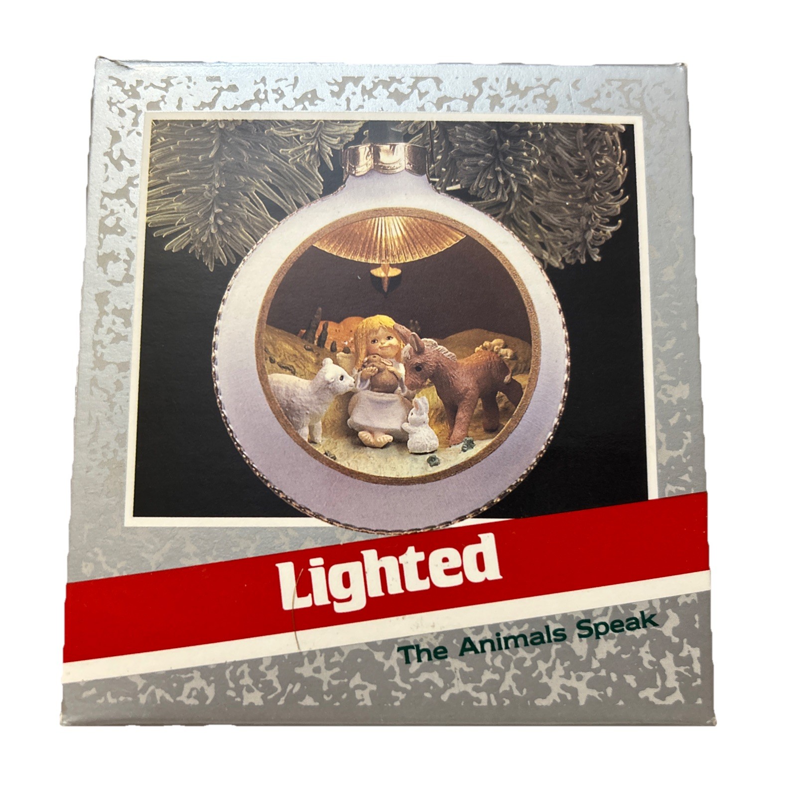 Hallmark Keepsake Ornament The Animals Speak Christmas Magic Lighted , New