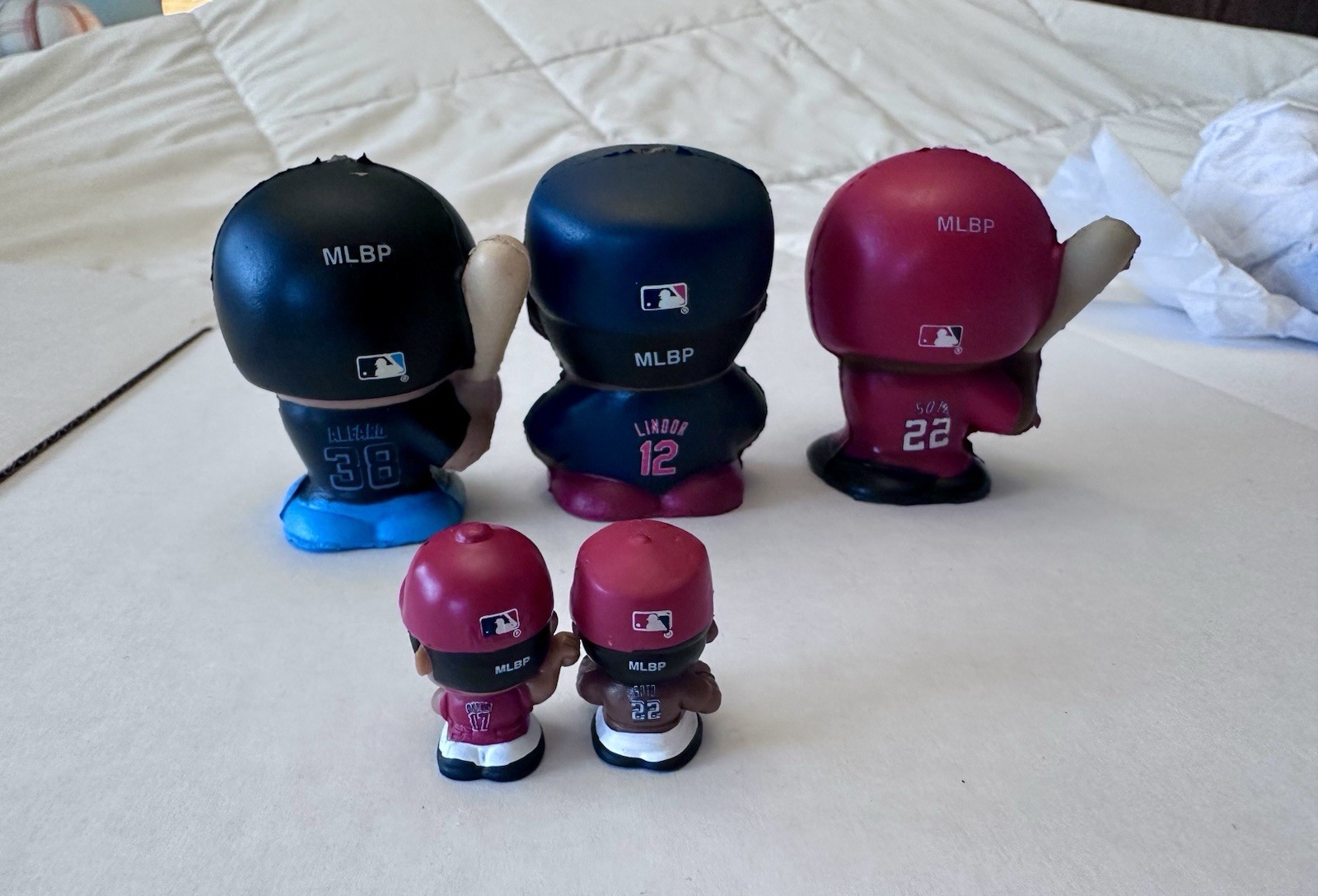 MLB Baseball Figure Lot of 5 TeenyMates & Large Figures