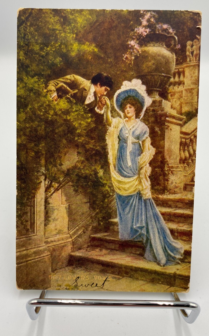 Vtg c1930\'s - 1940\'s Post Card Lovers Vows