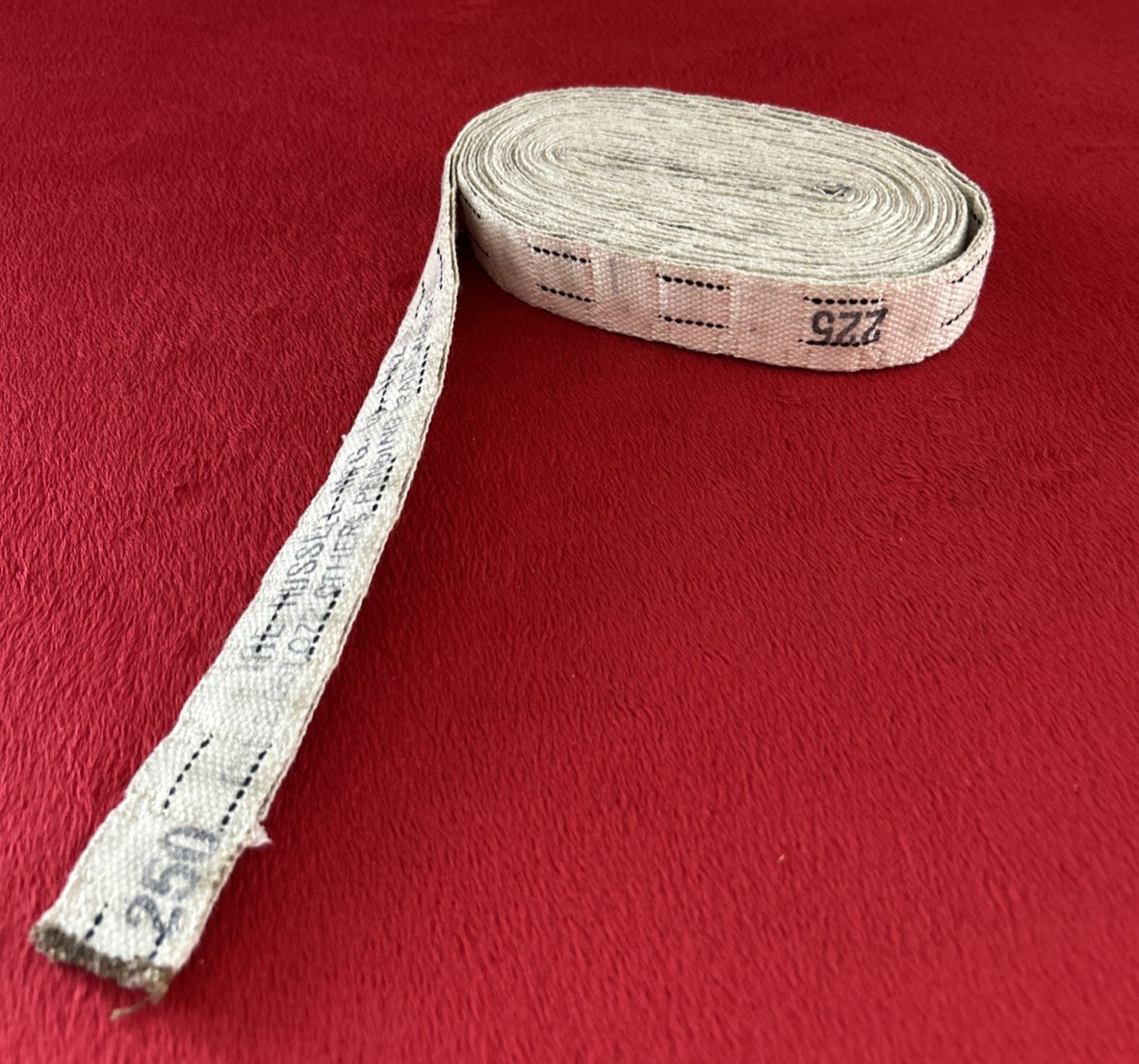 Original WWII US Army Browning 1919 250RD Cloth Ammo Belt BAR 1942 WW2