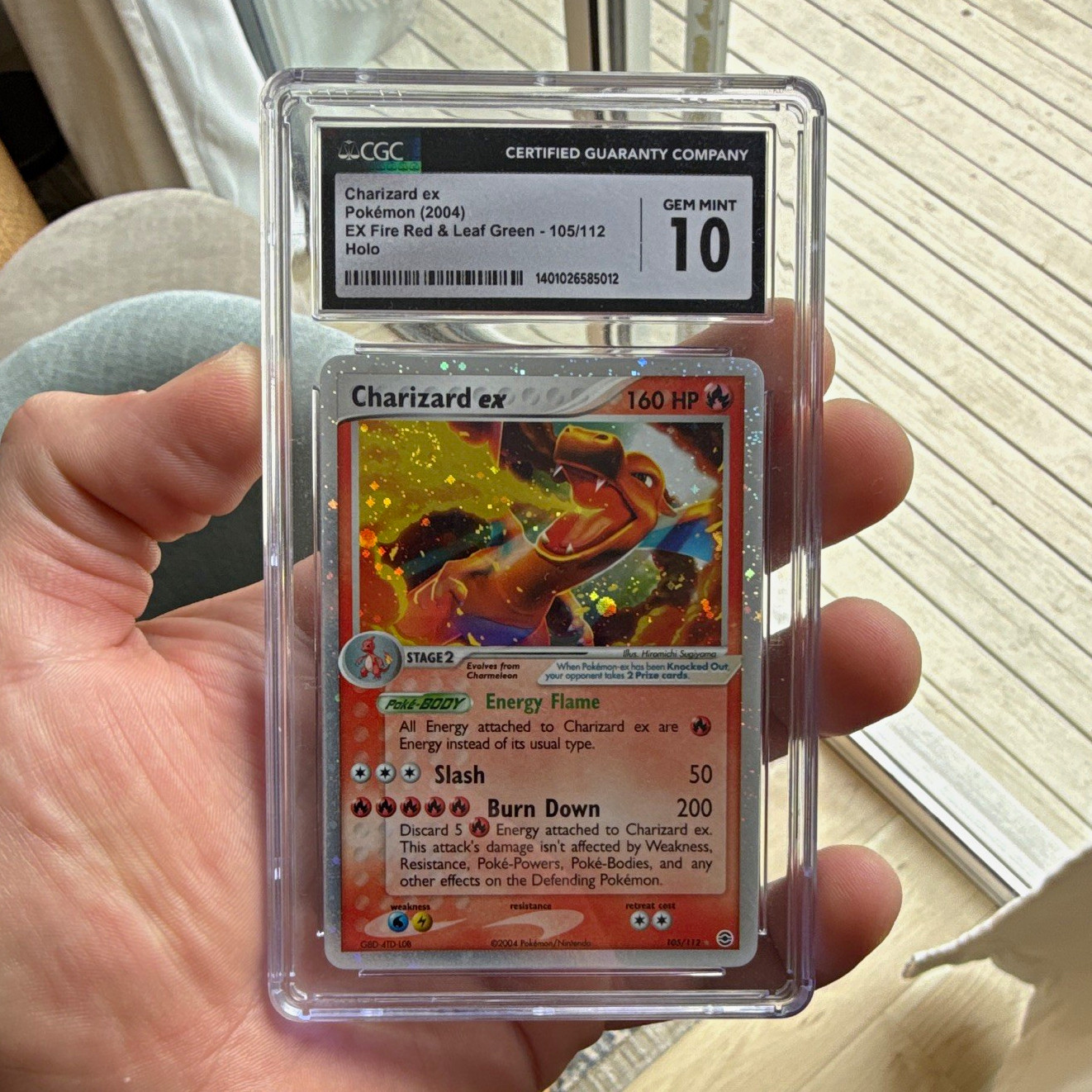 Charizard ex 105/112 Holo 2004 Pokémon EX FireRed & LeafGreen CGC 10