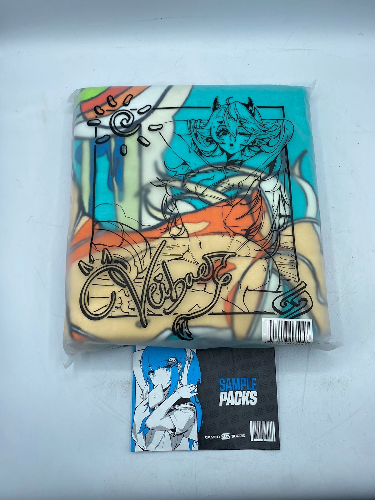 GamerSupps GG Waifu Cups x Vei V2: Beach Veibae Towel & Beach ball w/ Samples