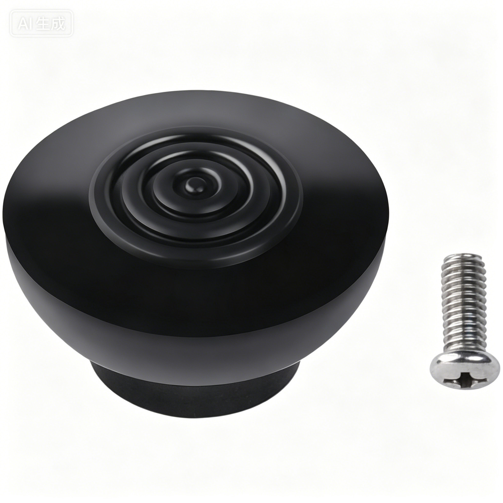 1PCS Replacement Cover Knob with Screw For Magnalite GHC,Wagner Ware, Black