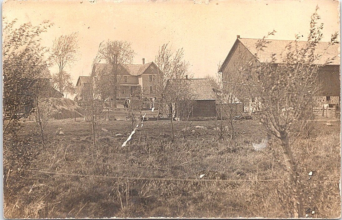 RPPC Waterloo WI Town Scene 1911