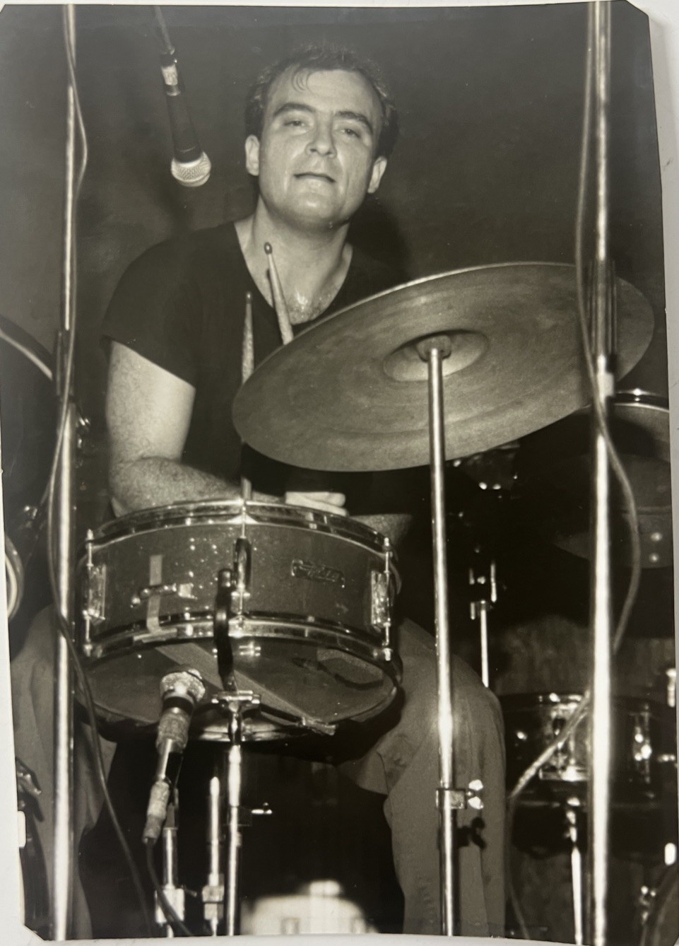 Vintage 5x7 Silver Gelatin Photo Performing Live Concert Rock Band California