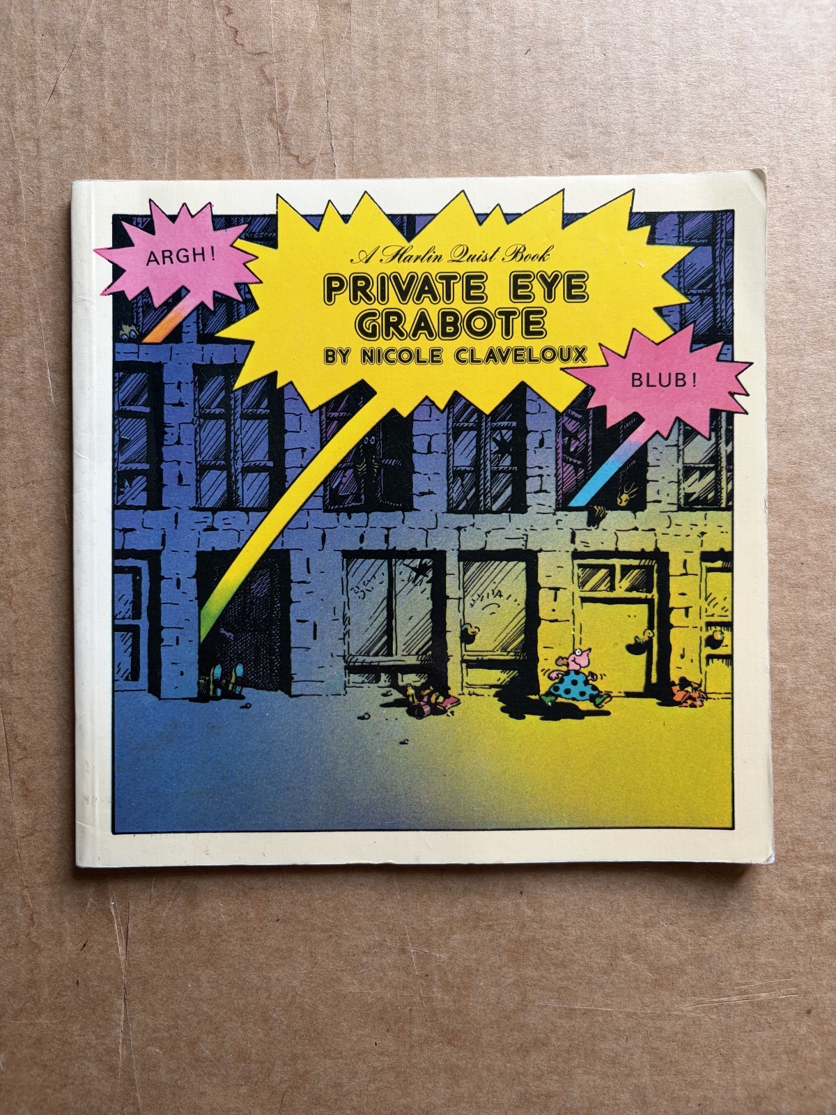 Original 1975 pb Private Eye Grabote NICOLE CLAVELOUX comic VG