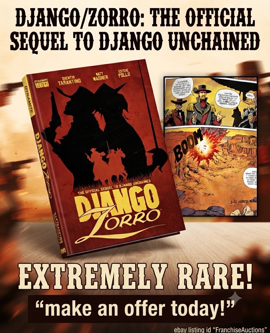 Django/Zorro: The Official Sequel to Django Unchained Extremely Rare