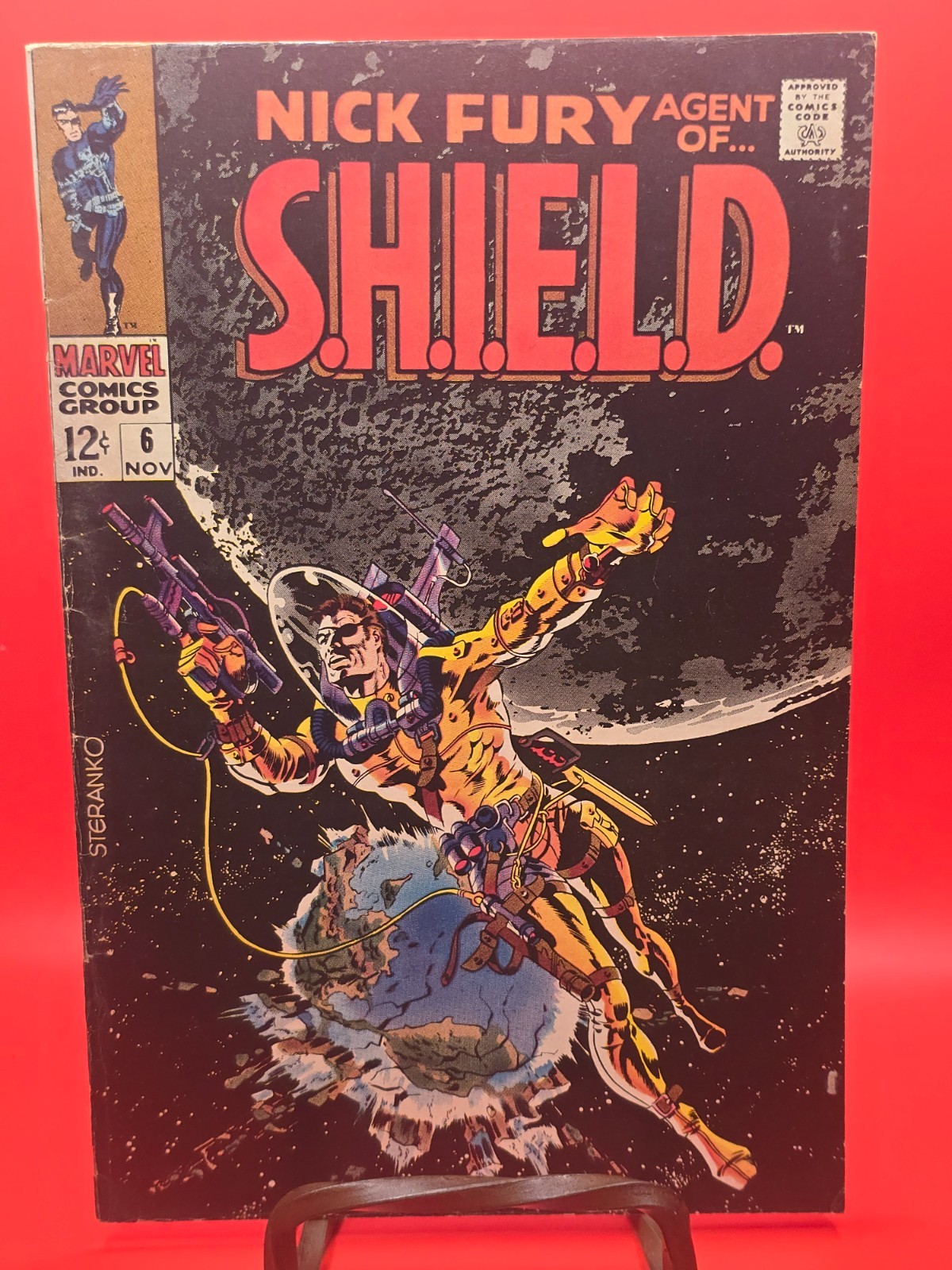Nick Fury Agent of Shield Nov. 1968 Iconic cover art by Jim Steranko VG 4.0