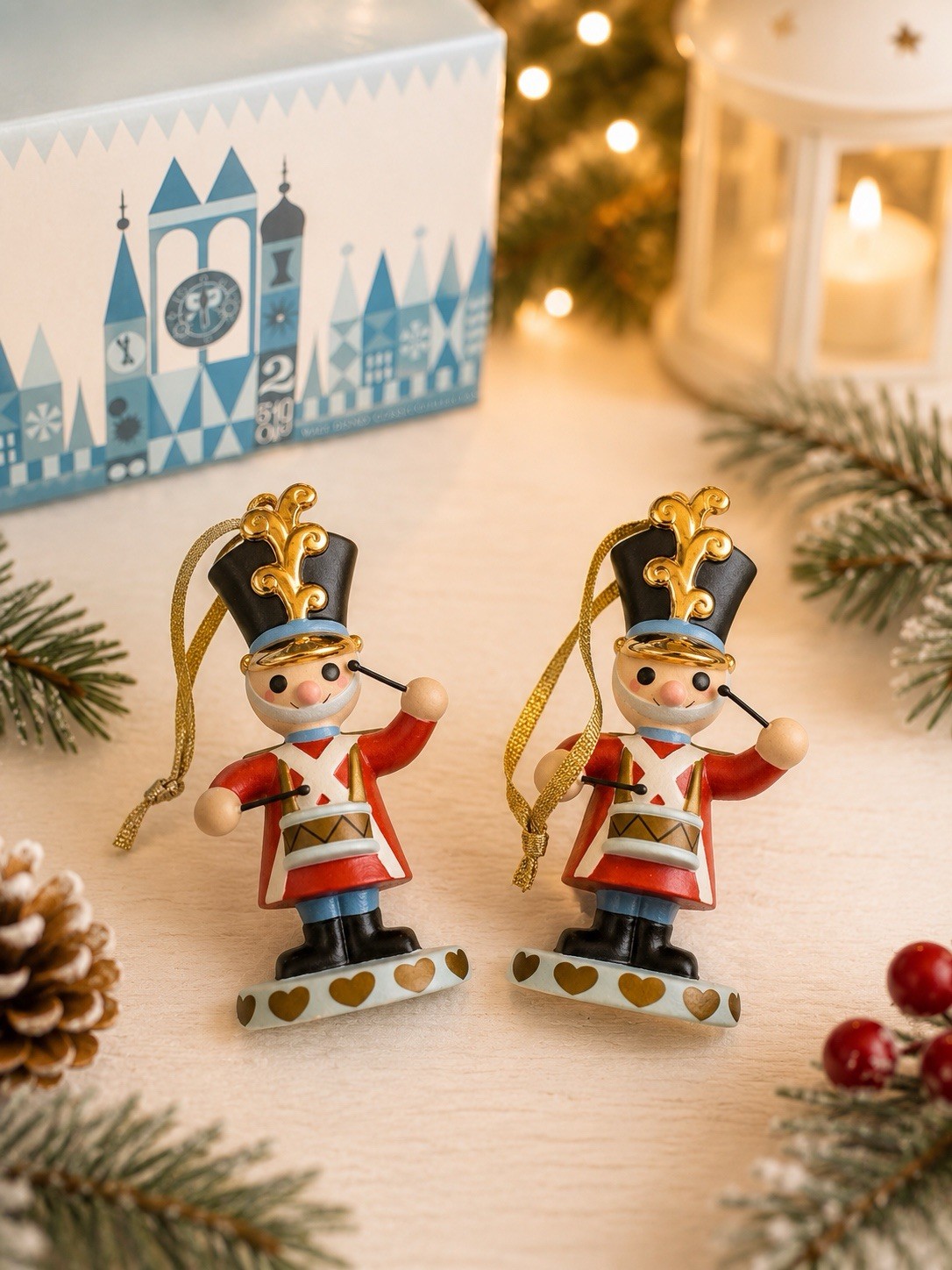 WDCC Disney It’s a Small World Toy Soldier Ornament Set w/ Box COA Rare