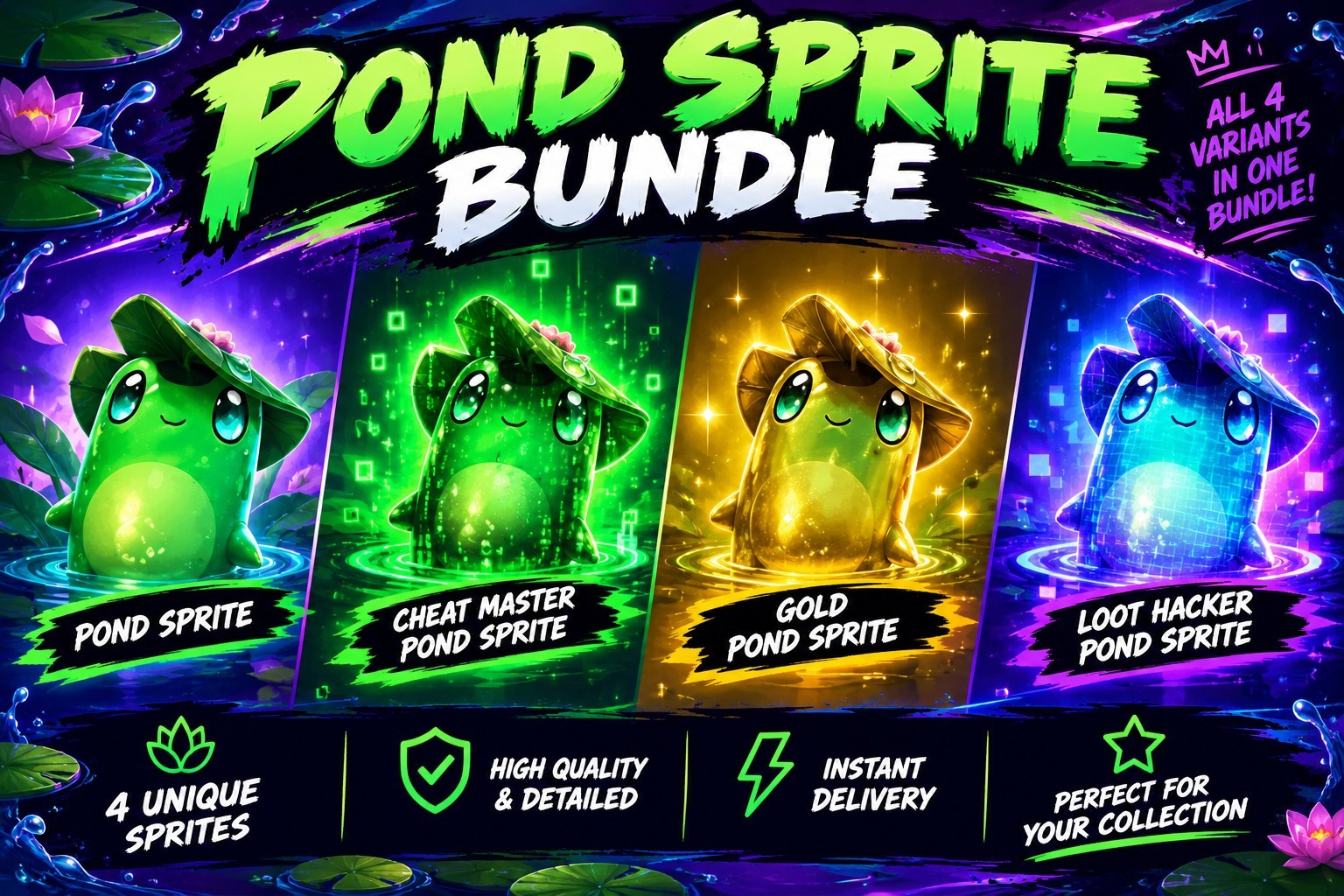 Bundle All Pond Sprites | You Keep It 