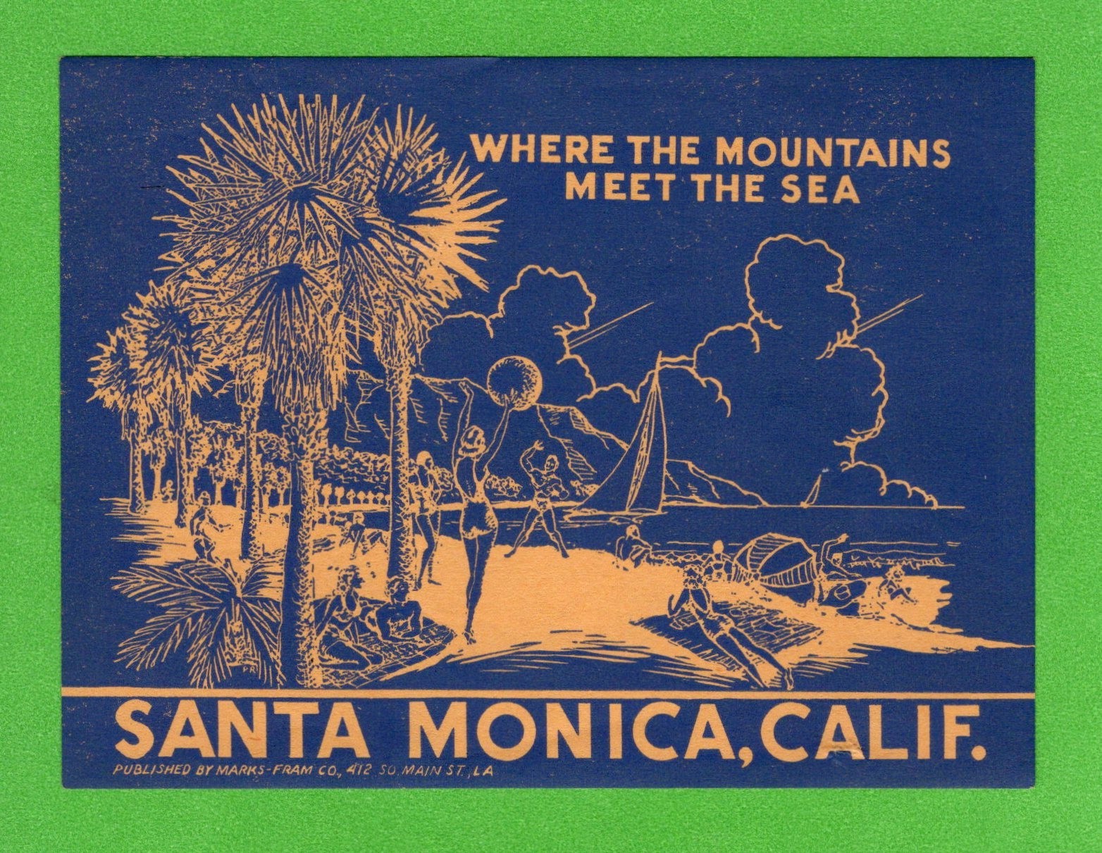 VINTAGE ORIGINAL 1935 SOUVENIR \