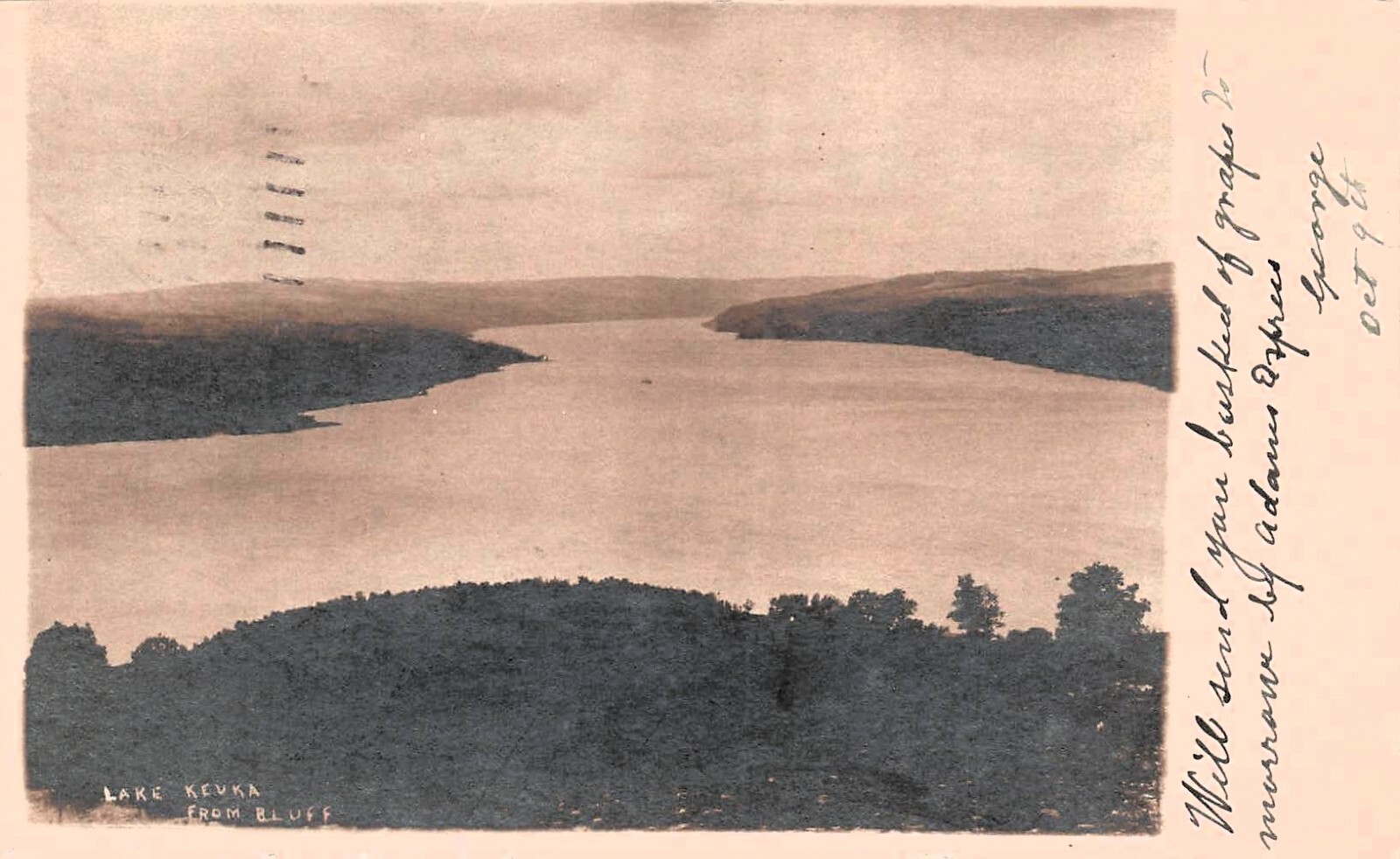 RPPC Penn Yan NY New York Keuka Lake c1906 Finger Lakes Photo Postcard F14