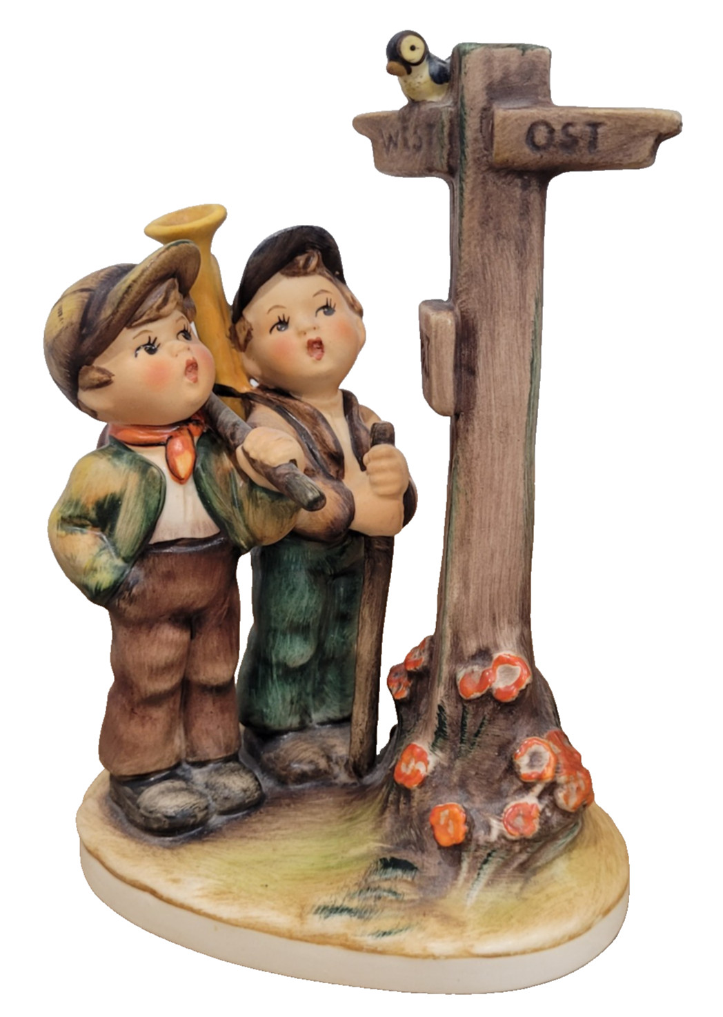 Hummel Crossroads #331 Porcelain Figurine Made In West Germany Goebel