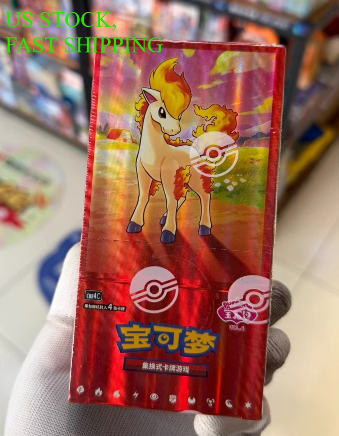 US STOCK 2026 Pokemon Chinese Exclusive Gem Pack Vol.4 CBB4C Booster Box Sealed