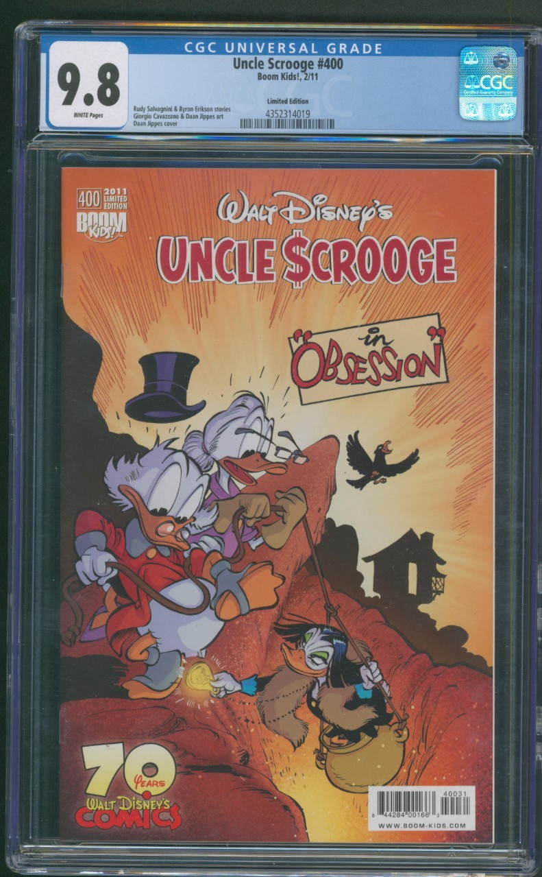 Uncle Scrooge #400 Daan Jippes Variant CGC 9.8 Boom Kids 2011 Comic