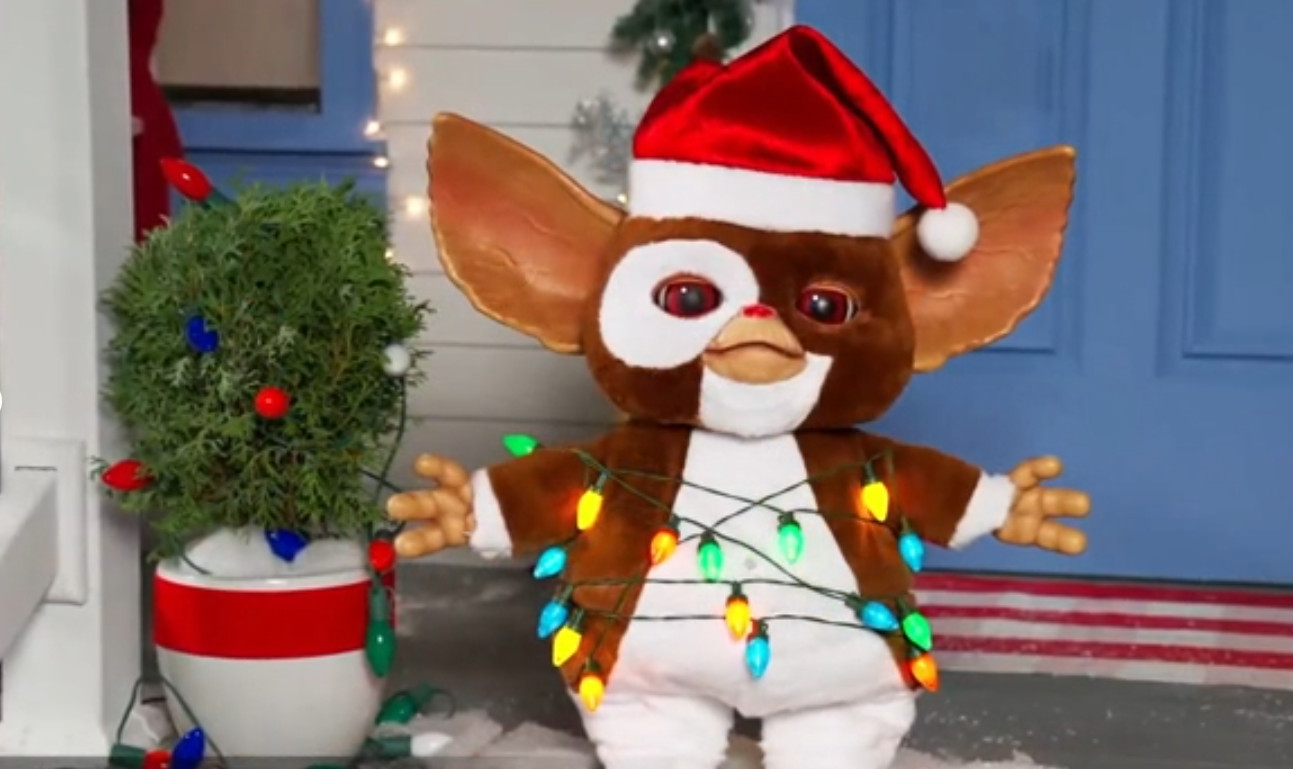 2 Ft Animated Gizmo Gremlins Animatronic Christmas Prop LED Light Up Holiday