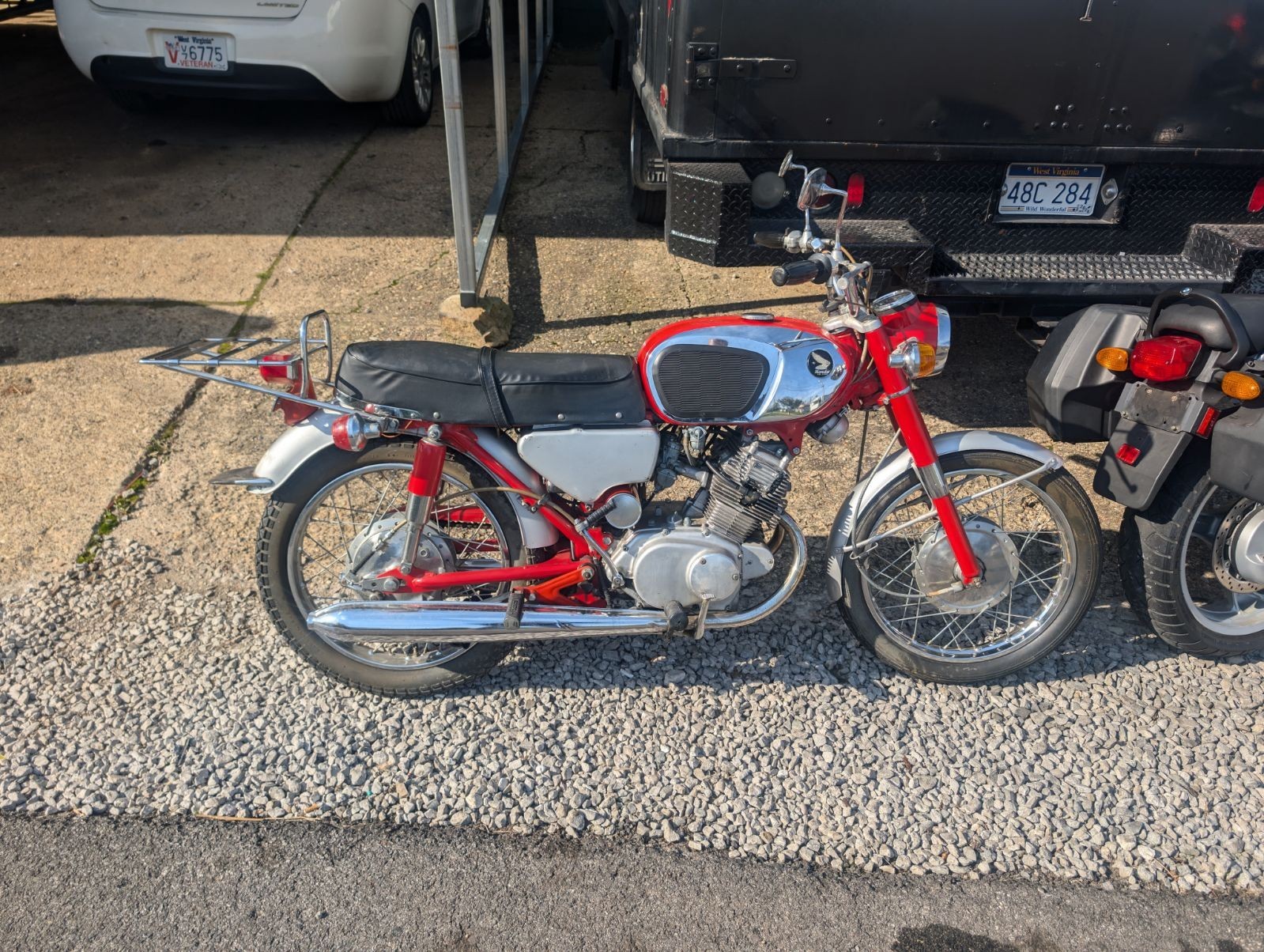 1966 Honda CB160 Four Stroke Motorcycle Vintage Original
