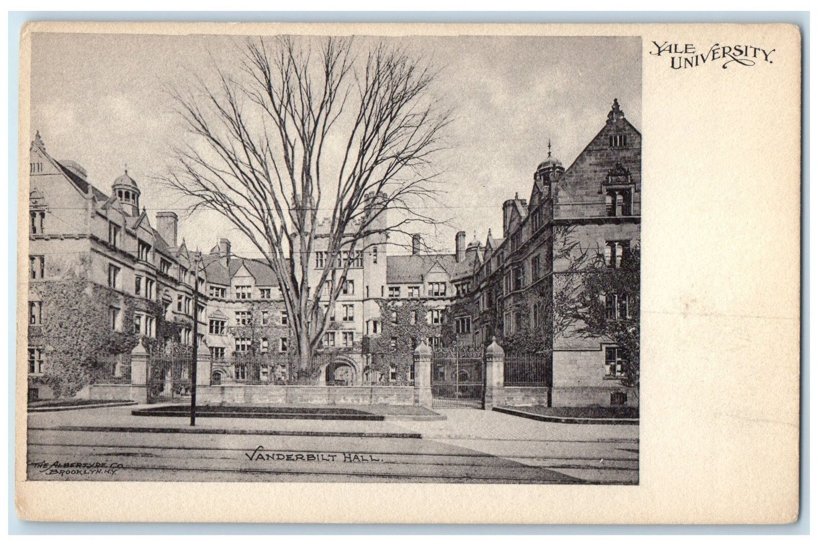 c1905's Vanderbilt Hall Yale University Exterior New Haven Connecticut Postcard