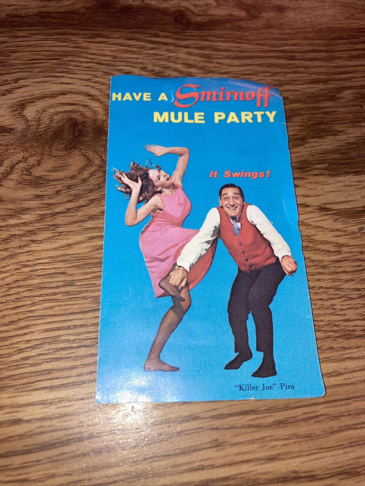 Have a Smirnoff Mule Party,  It Swings - Vintage Pamphlet  1966 Killer Joe Piro