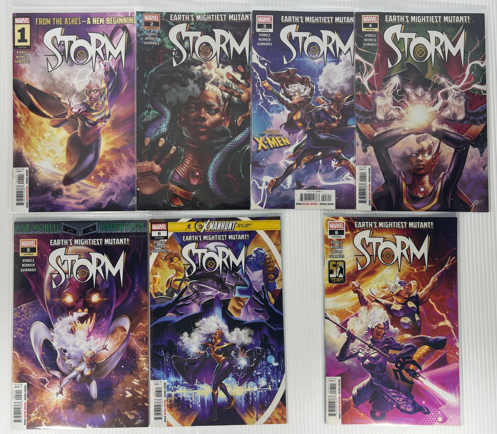 Storm #1-6 8 Lot of 7 Marvel 2024 NM Murewa Ayodele Manhanini X-Men