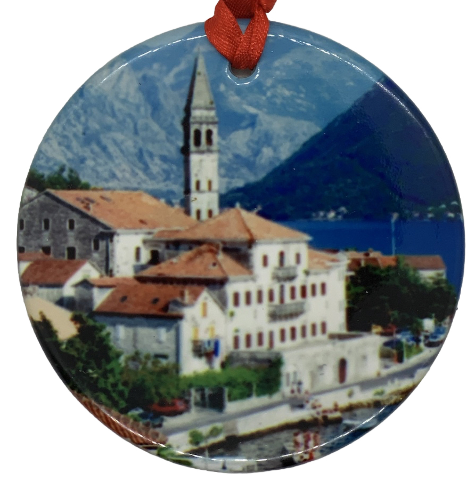 Perast Montenegro Christmas Ornament Porcelain Souvenir Travel Gift