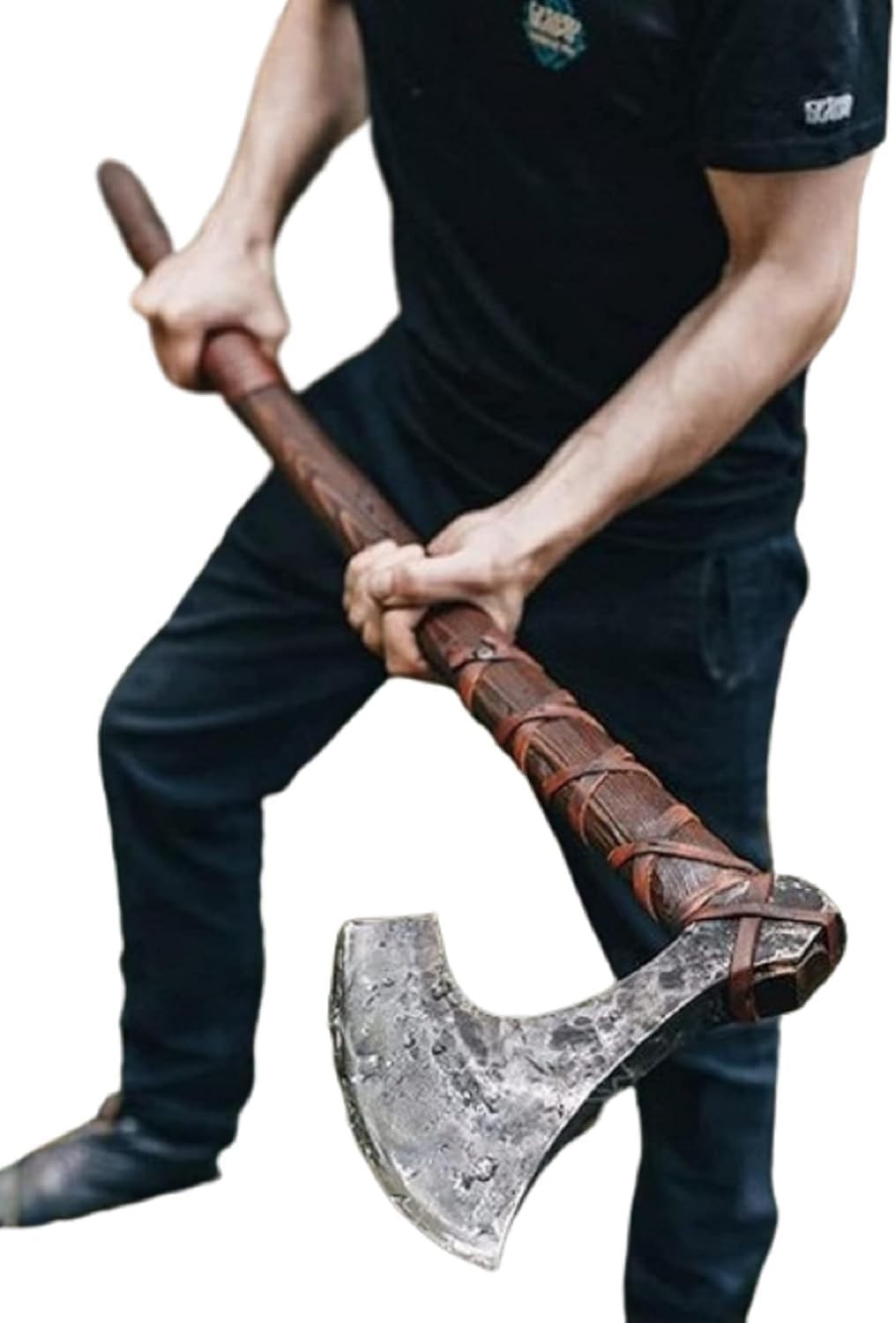 Viking Axe Real, Large Norse Axe - Dane Ax Hatchet Beared Camping Axe