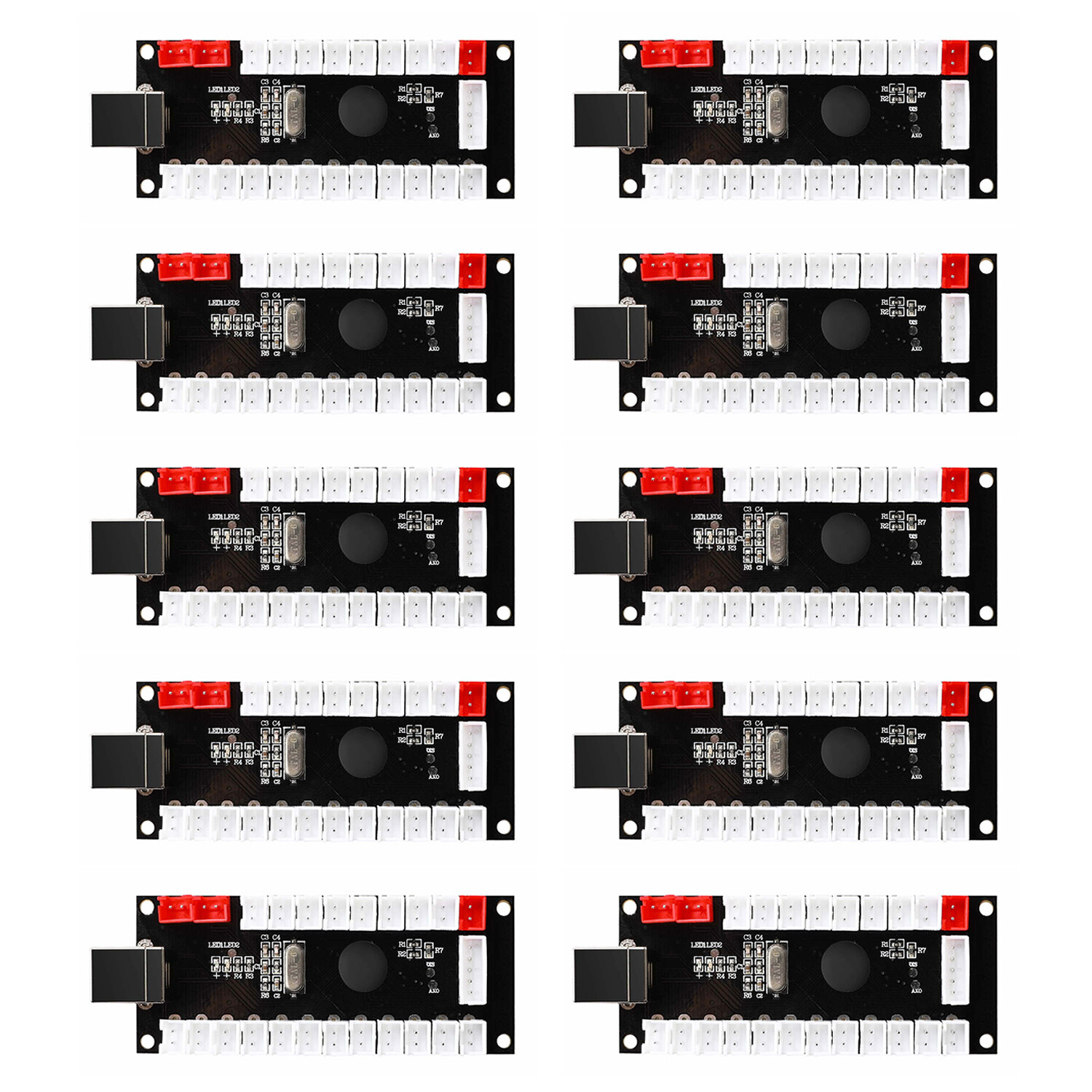 10x HIGH QUALITY Zero Delay USB Encoder PCB Board to Joystick Arcade DIY PART