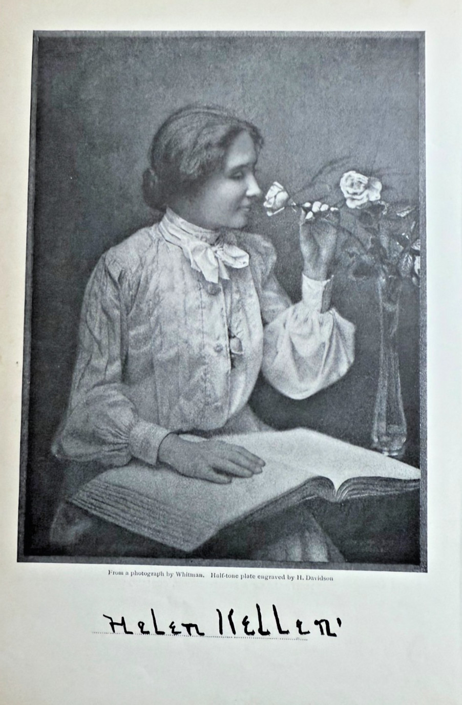 Vintage Magazine Illustration 1905 Hellen Keller