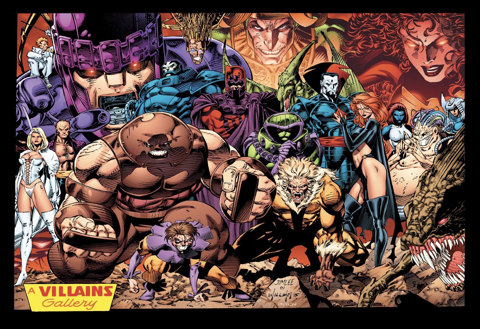 X-Men A Villains Gallery 19x13 POSTER MARVEL Comics Decor Wall Art, Magneto