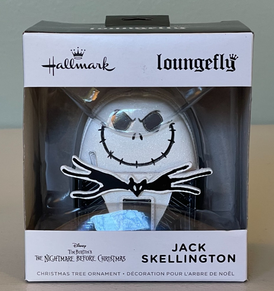 Hallmark 2026 Disney Loungefly JACK SKELLINGTON BACKPACK Ornament ~ NMIB
