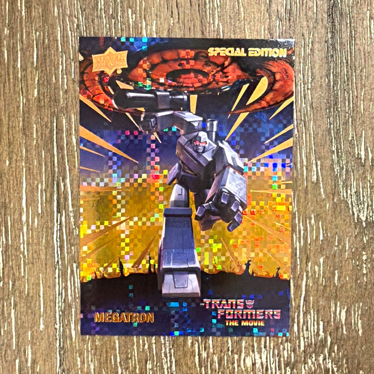 2026 Upper Deck Transformers 40th Anniv Special Ed Megatron Gold Foil #’d 08/86