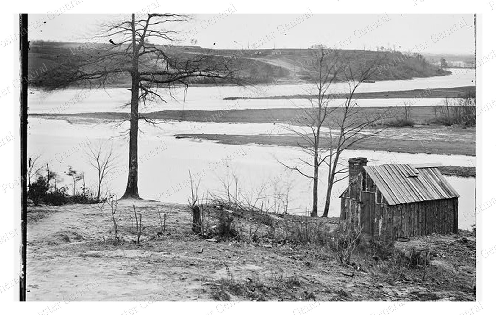 Petersburg Virginia Appomattox River Standard Postcard COPY RPPC