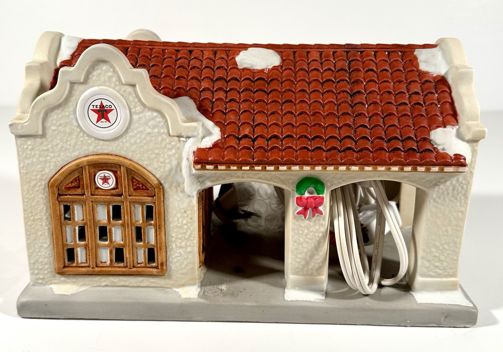 Vintage Texaco 1996 Limited Edition Porcelain Oaklawn Filling Station PLS Read