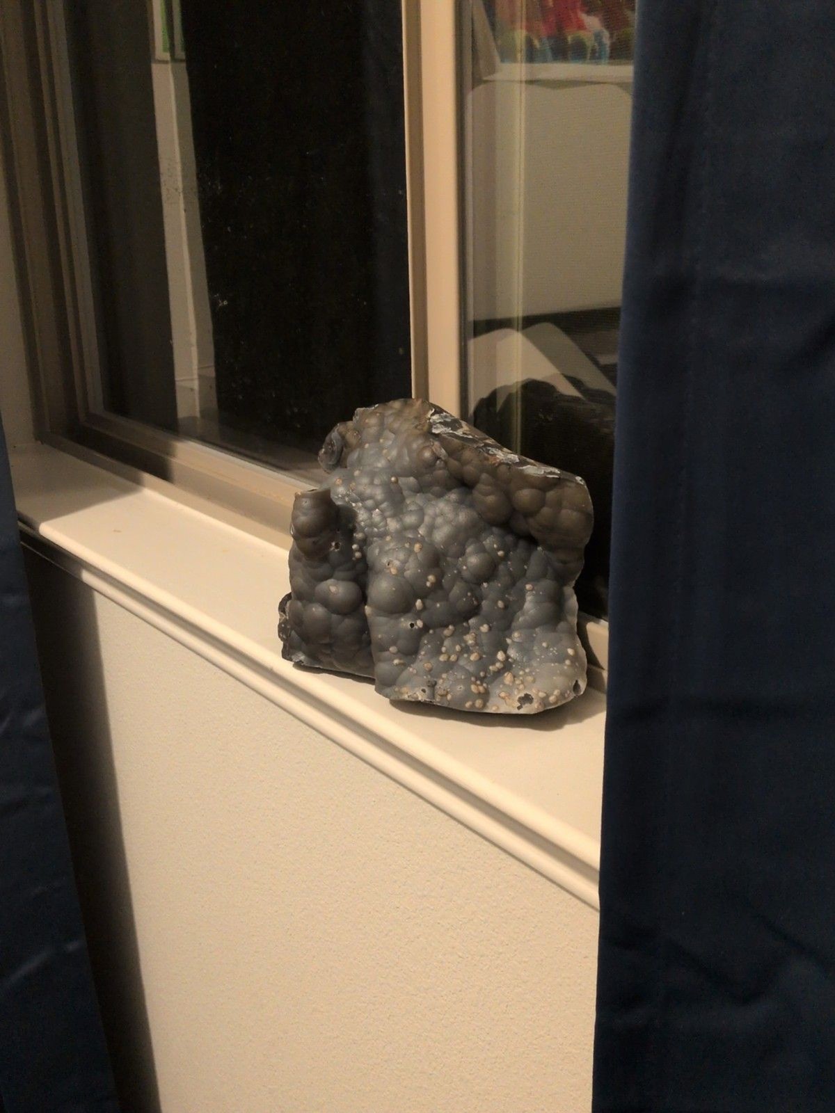 Large 12lb Botryoidal Blue Chalcedony \