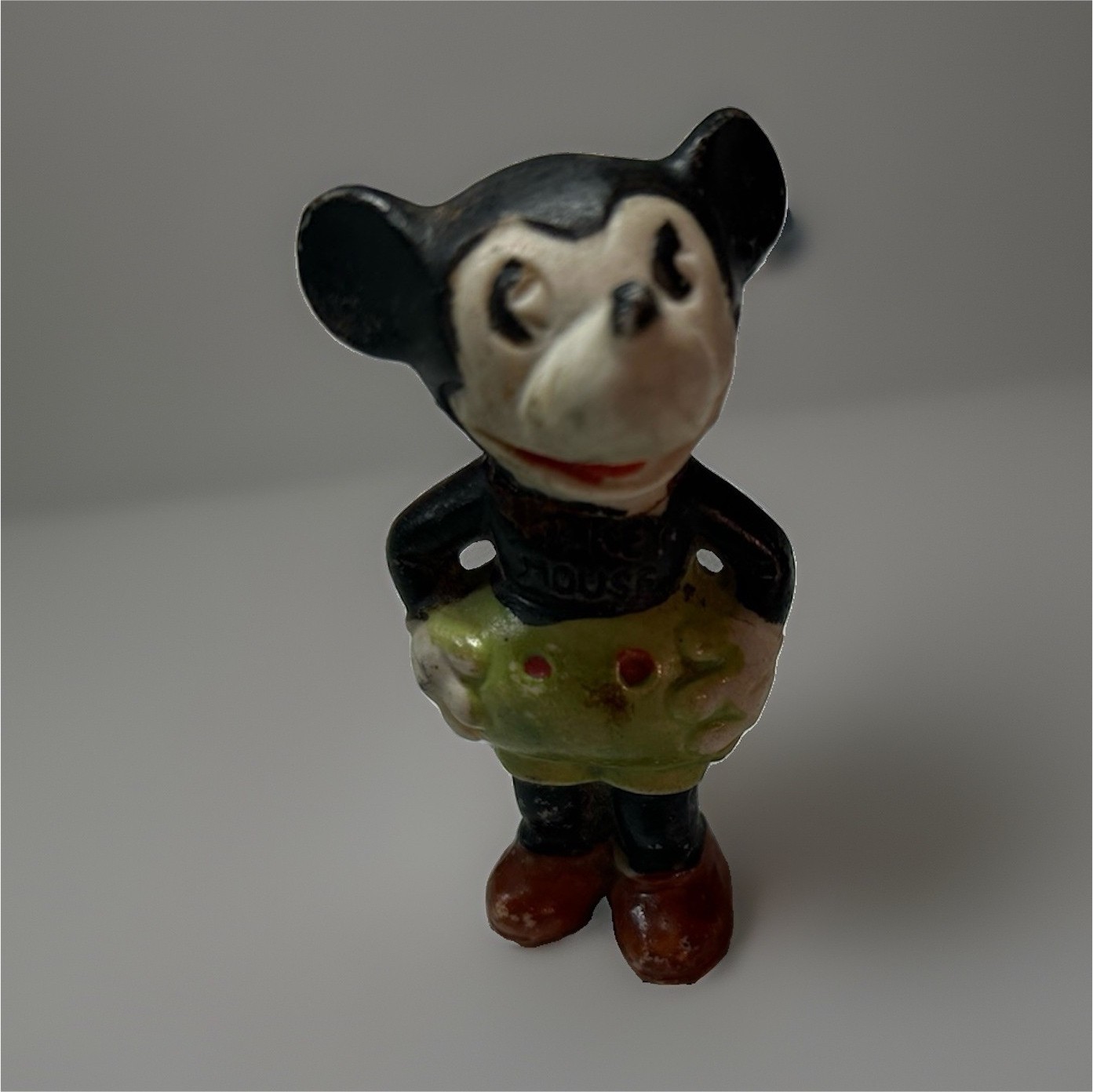 Walt Disney Vintage  1930’s Japan Bisque Mickey Mouse Figurine