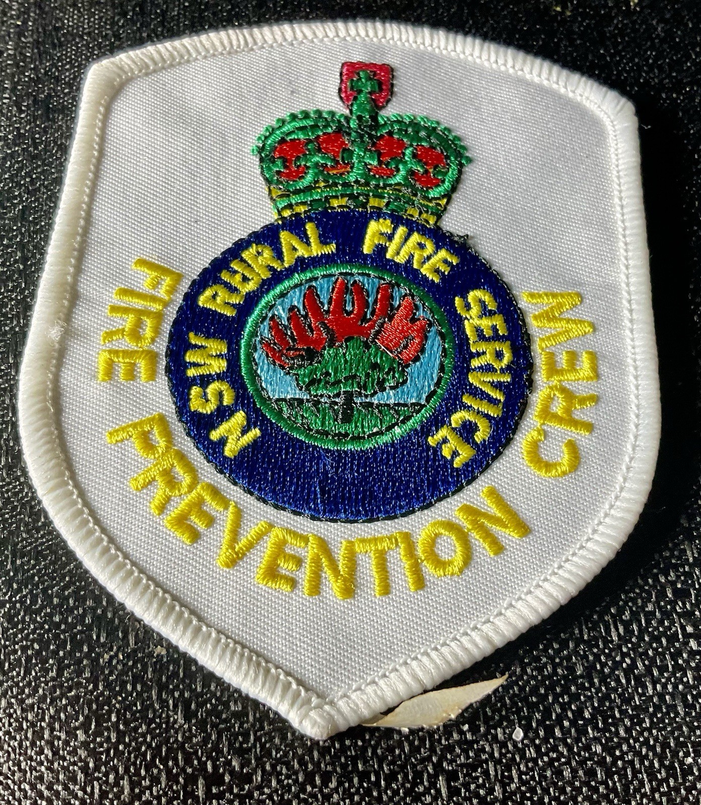 Vintage Fire Prevention Crew N.S.W. Rural Service Badge Patch