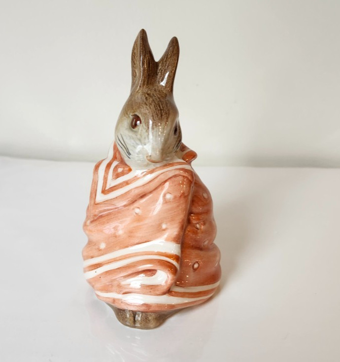 vintage 1976 beswick beatric potter england poorly petter rabbit