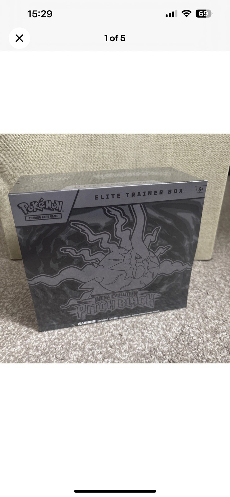 Pokemon TCG Mega Evolution Pitch Black Elite Trainer Box ETB