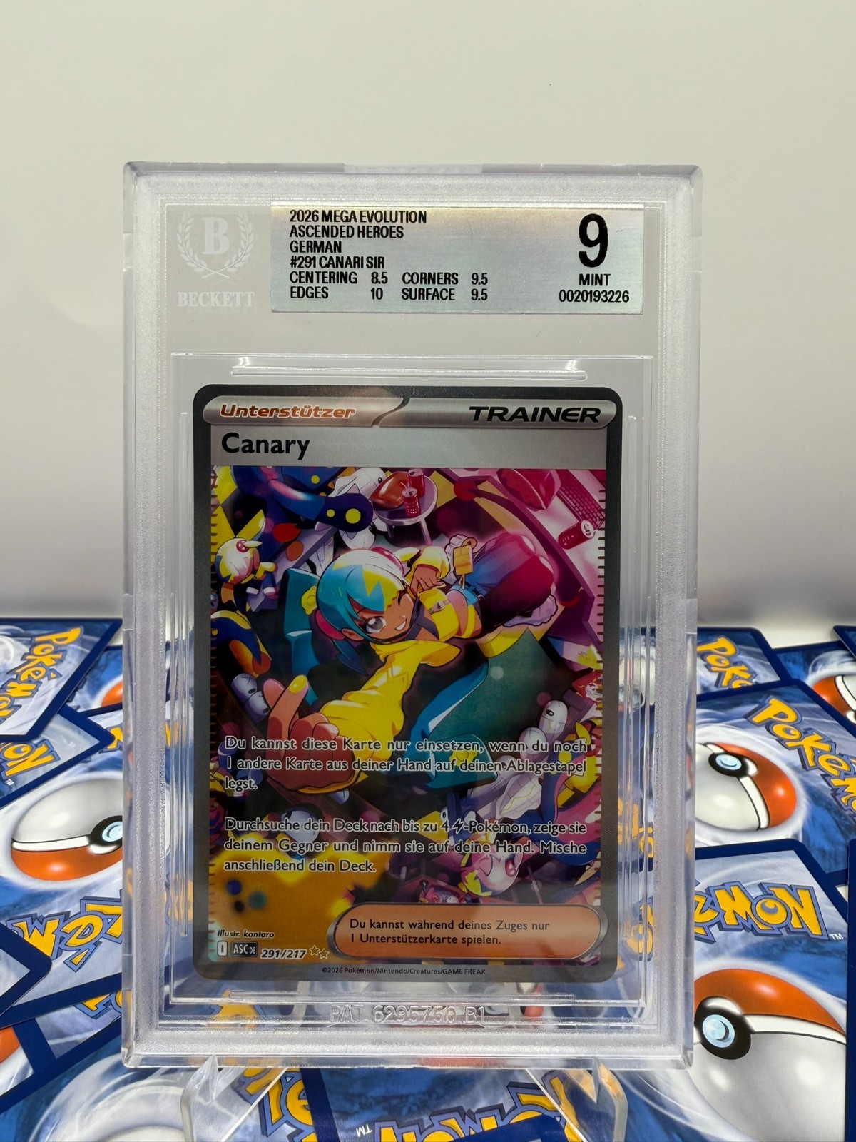 Canari 291 ASC DE BGS 9.0 MINT