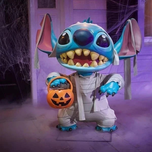 Stitch Animated figure collectible Animatronic DISNEY 3FT ANIMATED LED HALLOWEEN