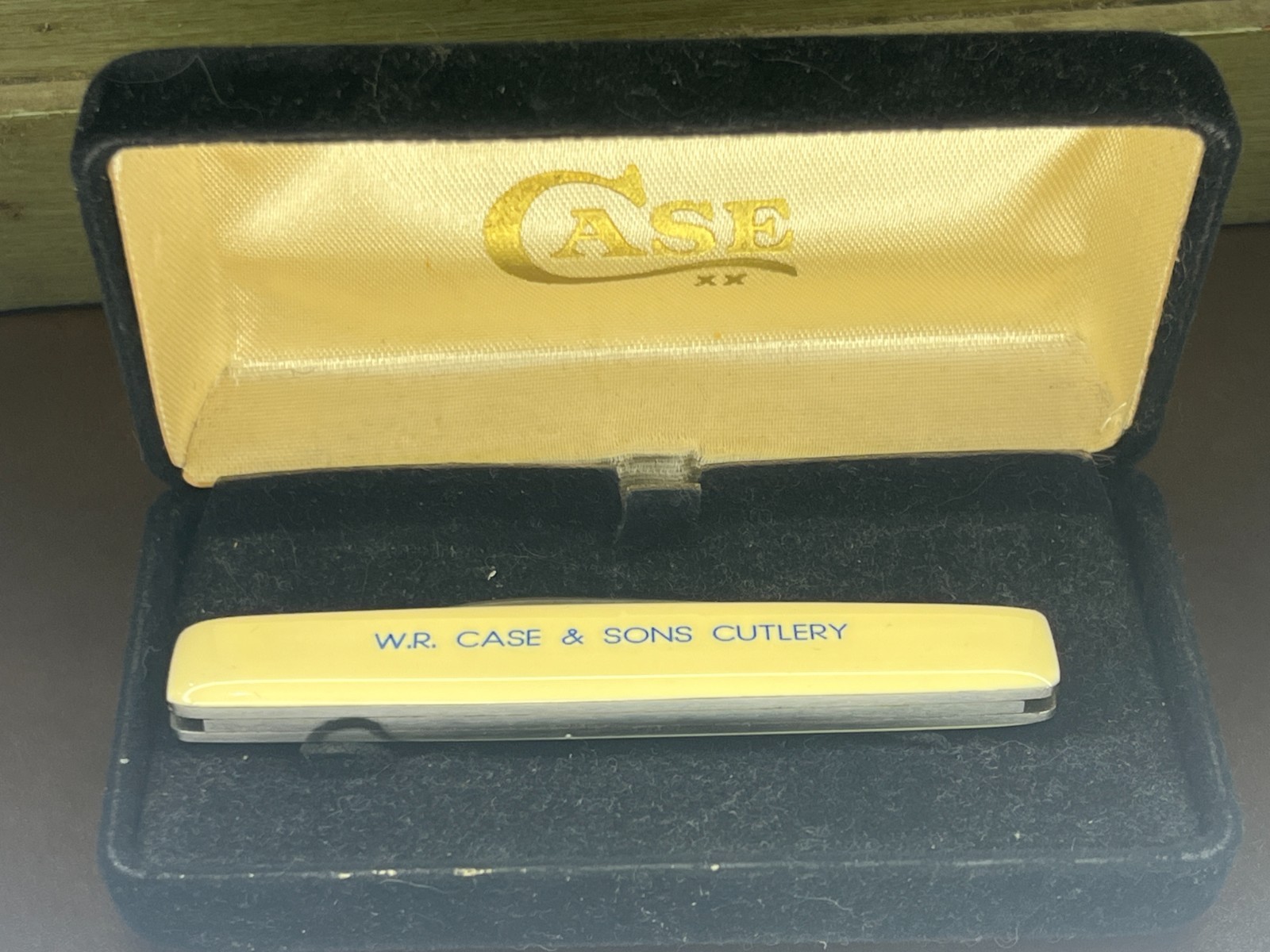 VINTAGE W.R CASE & SONS CUTLERY ADVERTISING PEN KNIFE MODEL 278 CASE XX RARE
