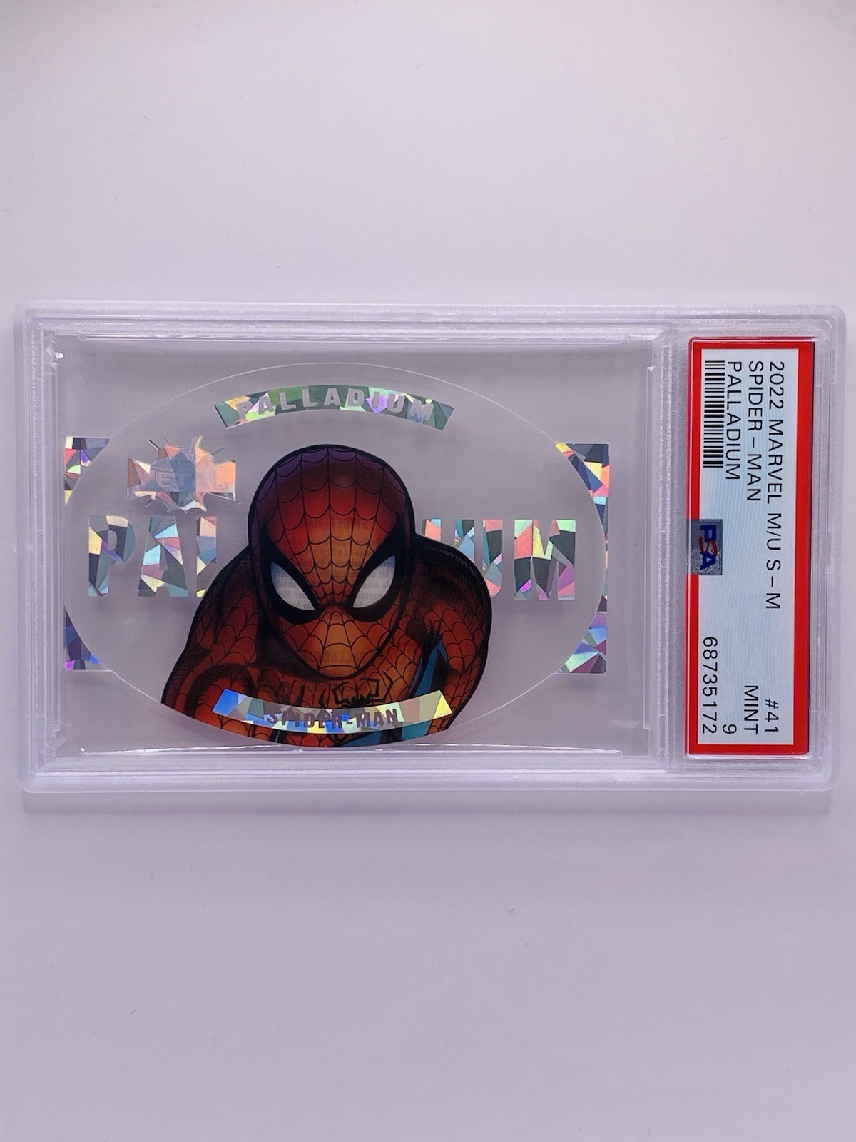 2022 SKYBOX MARVEL METAL UNIVERSE SPIDER-MAN PALLADIUM #41