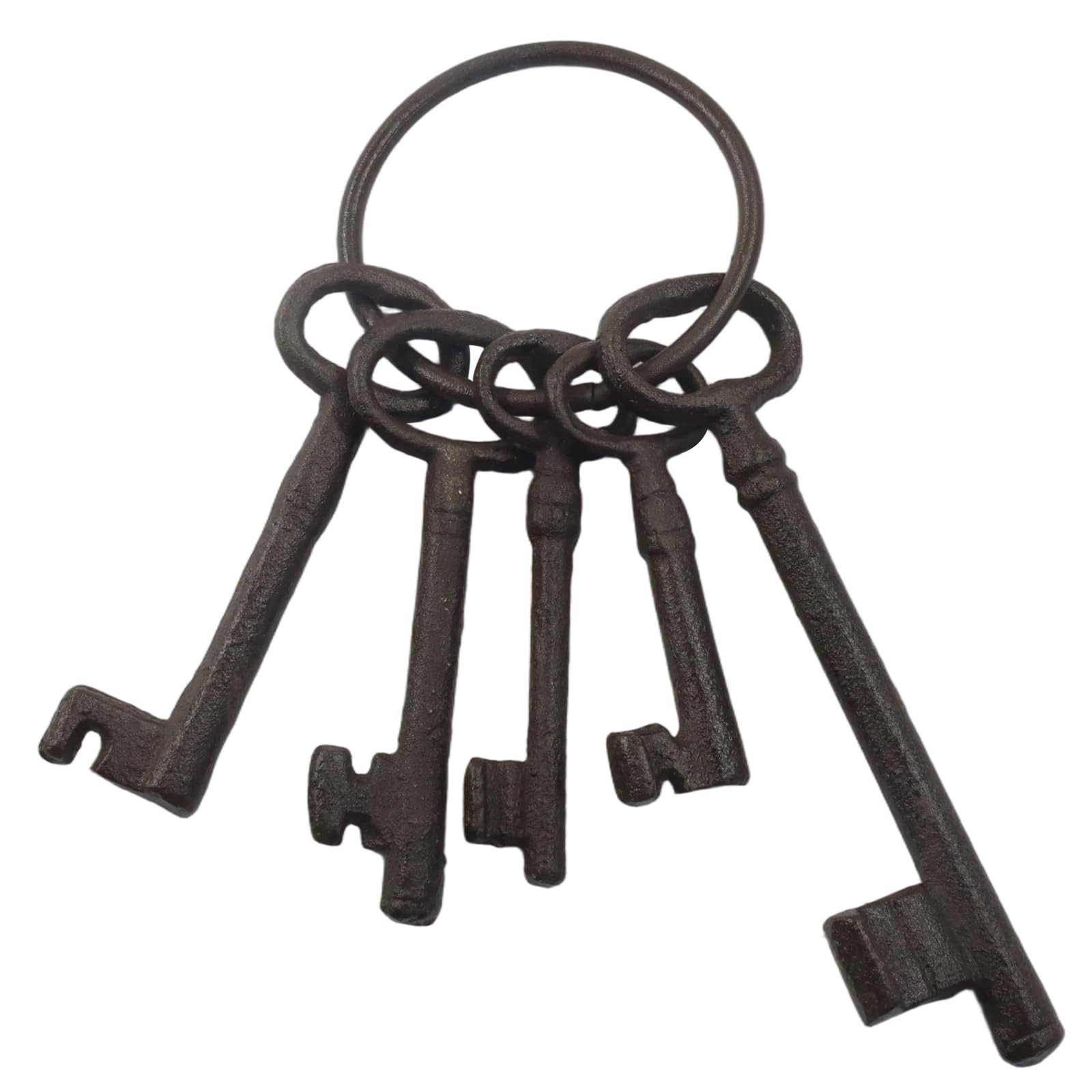 Vintage Cast Iron Skeleton Key Set