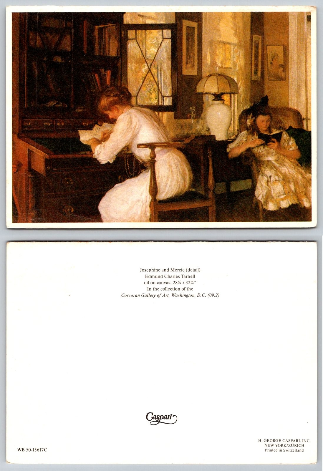 Continental Edmund Charles Tarbell Josephine and Mercie Painting Art PB174-P