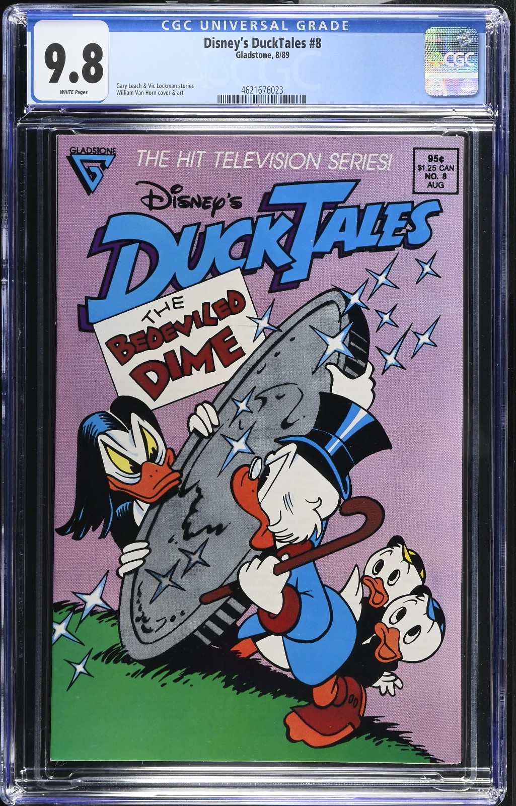 Disney's DuckTales #8 CGC 9.8 WP NM/M Gladstone 1989 