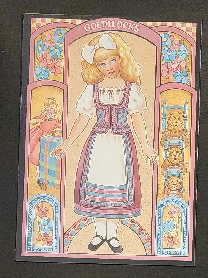 Vntg 90s Lot of 7 Peck Gandre\' Paper Doll Greeting Cards Enchanted Forest Series