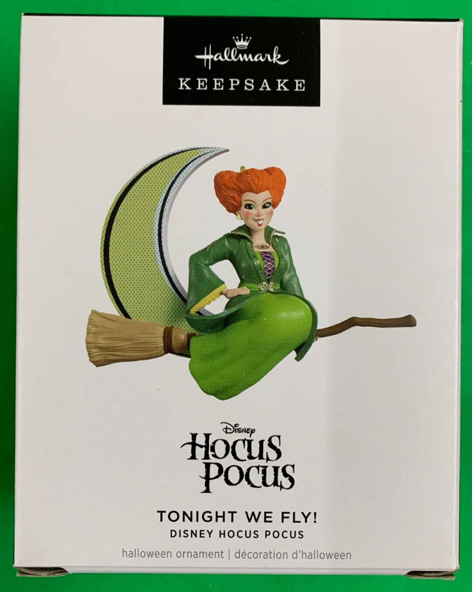 TONIGHT WE FLY - HOCUS POCUS - Disney - 2025 Hallmark Halloween Ornament - NEW