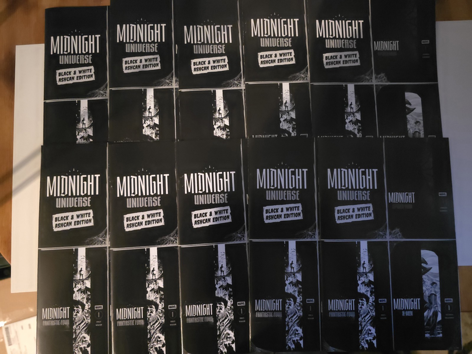 (5x COPIES) MIDNIGHT UNIVERSE Black & White ASHCAN EDITION # 1 MARVEL PROMO 2026