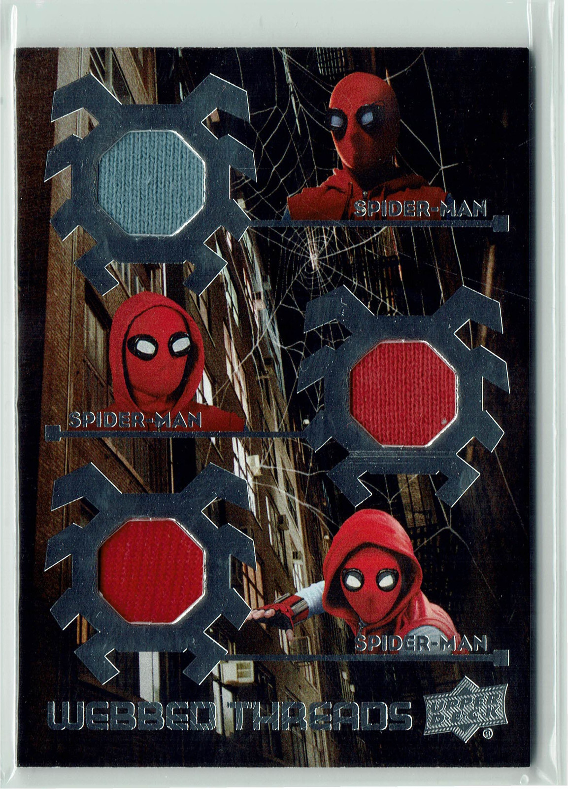 Spider-Man Homecoming 2017 Webbed Threads Triple Costume Relic Memorabilia WTT2