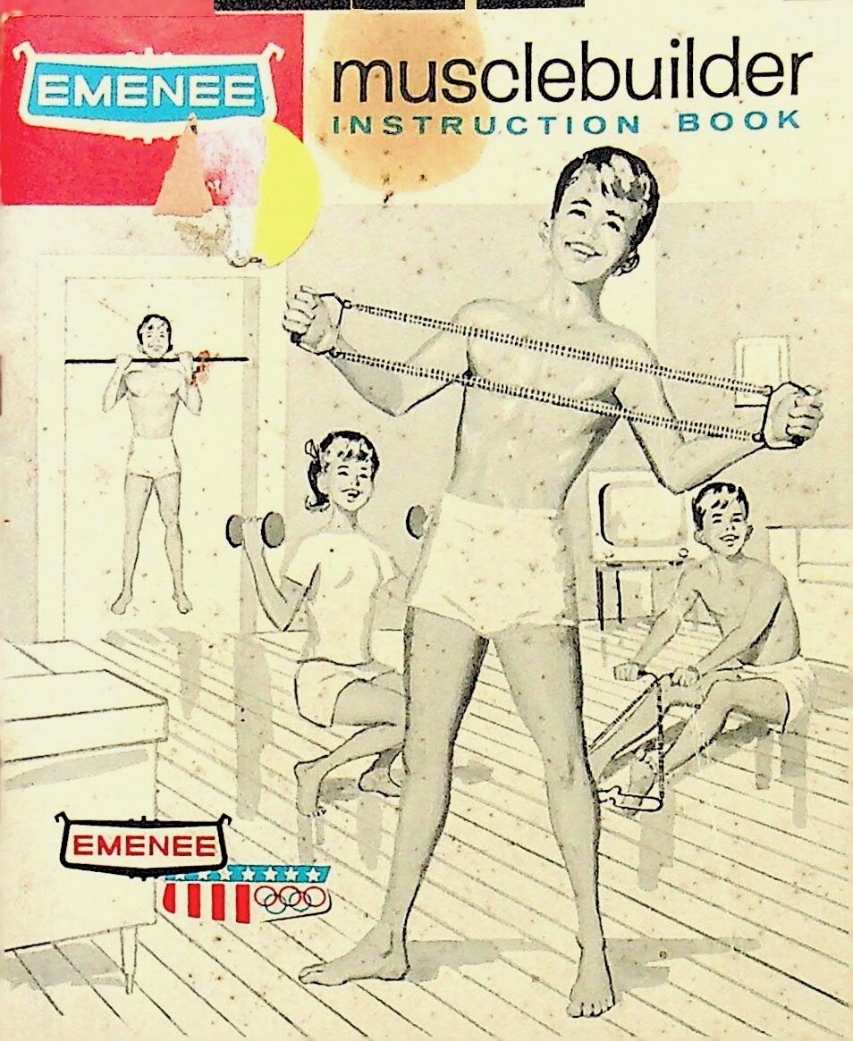 1961 EMENEE MUSCLEBUILDER INSTRUCTION BOOKLET - EE-145